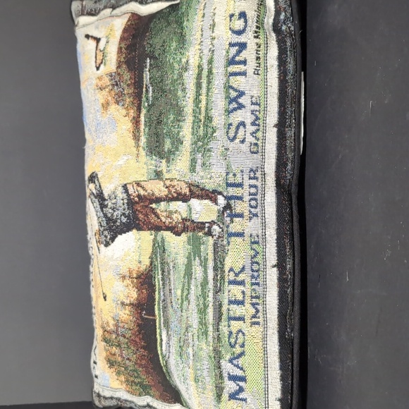 VGT,The Rug Barn,Golf Themed Signed Decorative Throw Pillow. - Picture 4 of 10